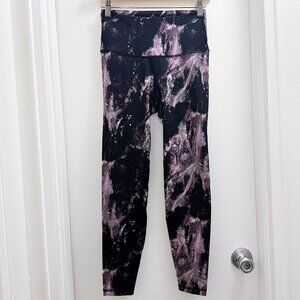 [SOLD] Old Navy Dark Blue Purple Pink Marble Spacey Leggings Size Small